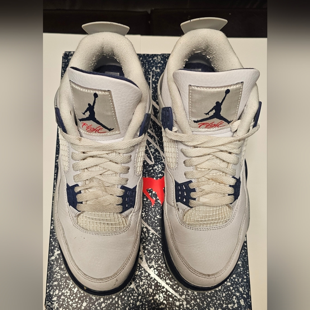 Air Jordan 4 Retro White/Midnight Navy